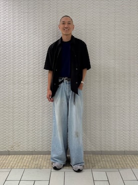 江口尊将さん（メンズ・174cm）の夏コーディネート