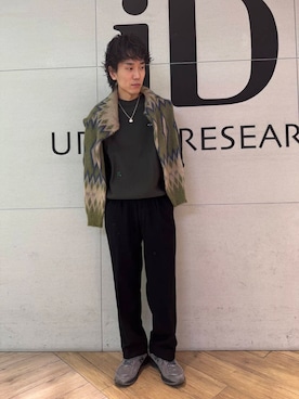 江口尊将さん（メンズ・174cm）の冬コーディネート