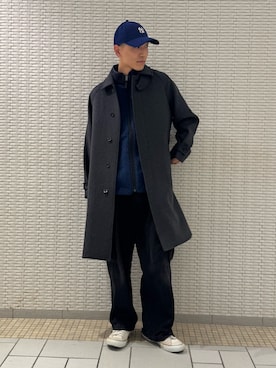 「URBAN RESEARCH」｜「アイテム（ジャケット/アウター）」を使った、江口尊将さん（メンズ・174cm）の冬コーディネート