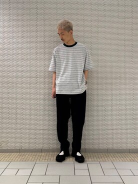 江口尊将さん（メンズ・174cm）の春コーディネート