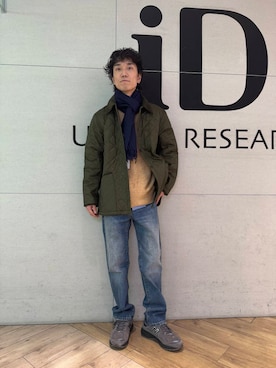 江口尊将さん（メンズ・174cm）の冬コーディネート