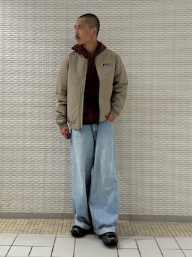 「アーバンリサーチドアーズ」｜江口尊将さん（メンズ・174cm）の秋コーディネート