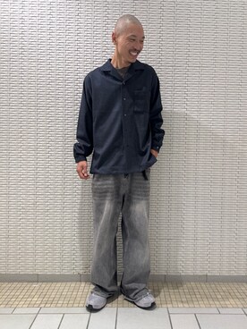 「アーバンリサーチドアーズ」｜江口尊将さん（メンズ・174cm）の秋コーディネート