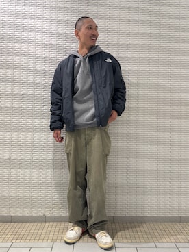 「アーバンリサーチドアーズ」｜江口尊将さん（メンズ・174cm）の秋コーディネート