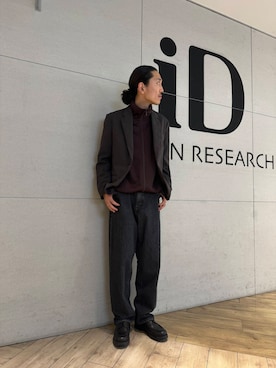 「アイテム（その他シューズ）」を使った、江口尊将さん（メンズ・174cm）の夏コーディネート