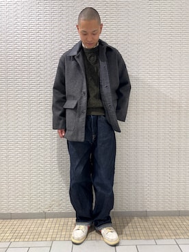 江口尊将さん（メンズ・174cm）の冬コーディネート