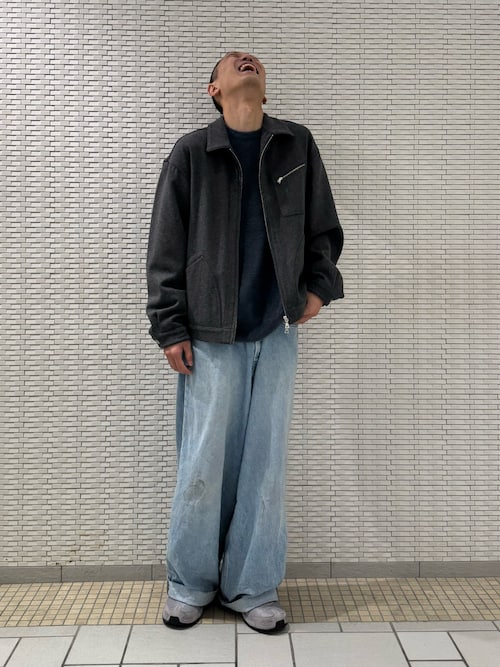 【NAVY】FORK&SPOON ウールショートブルゾン セール】FORK&SPOON ウールショートブルゾン（ブルゾン）｜FORK&SPOON