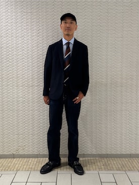 江口尊将さん(メンズ・174cm)の秋コーディネート