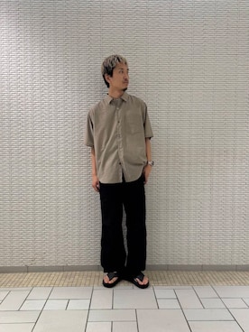 「アーバンリサーチ」｜江口尊将さん（メンズ・174cm）の夏コーディネート