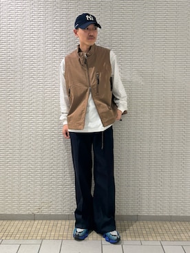 江口尊将さん（メンズ・174cm）の春コーディネート