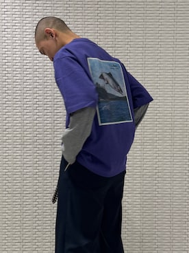 江口尊将さん(メンズ・174cm)の春コーディネート