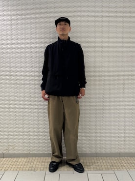「URBAN RESEARCH DOORS（アーバンリサーチドアーズ）のアイテム（ジャケット/アウター）」を使った、江口尊将さん（メンズ・174cm）の夏コーディネート