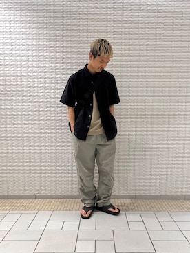 江口尊将さん（メンズ・174cm）の夏コーディネート