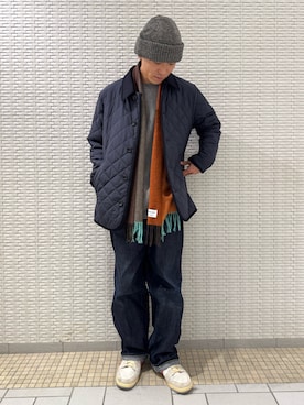 江口尊将さん（メンズ・174cm）の冬コーディネート