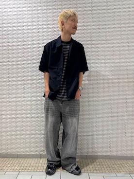 「アーバンリサーチドアーズ」｜江口尊将さん（メンズ・174cm）の夏コーディネート