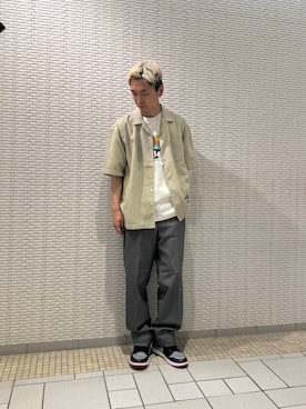 「アーバンリサーチドアーズ」｜江口尊将さん（メンズ・174cm）の夏コーディネート