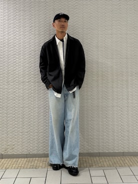 「URBAN RESEARCH DOORS（アーバンリサーチドアーズ）のアイテム（ジャケット/アウター）」を使った、江口尊将さん（メンズ・174cm）の秋コーディネート