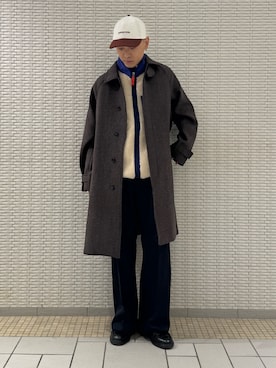 「URBAN RESEARCH DOORS（アーバンリサーチドアーズ）のpatagonia　Ms Classic Retro-X Vest（ベスト）」を使った、江口尊将さん（メンズ・174cm）の秋コーディネート