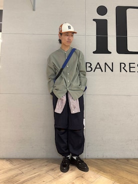 江口尊将さん（メンズ・174cm）の夏コーディネート