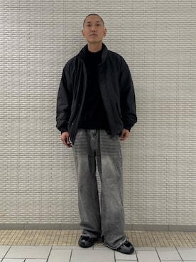 「アーバンリサーチドアーズ」｜江口尊将さん（メンズ・174cm）の冬コーディネート