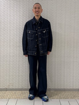 江口尊将さん（メンズ・174cm）の春コーディネート