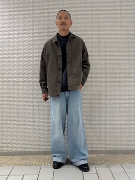 「イチ推しジャケットスタイル」｜江口尊将さん（メンズ・174cm）の秋コーディネート