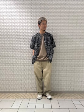 江口尊将さん（メンズ・174cm）の夏コーディネート