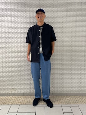 江口尊将さん(メンズ・174cm)の夏コーディネート