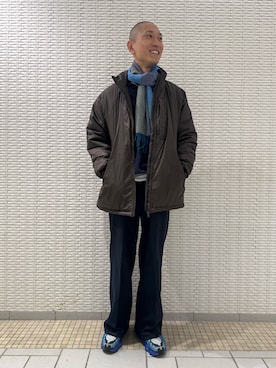 「アーバンリサーチドアーズ」｜江口尊将さん（メンズ・174cm）の冬コーディネート
