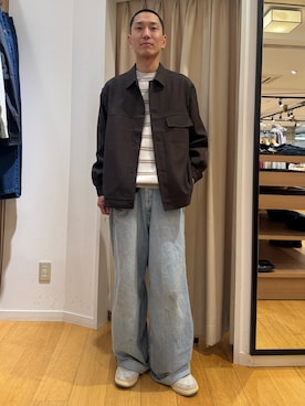 江口尊将さん（メンズ・174cm）の冬コーディネート