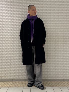 「アーバンリサーチドアーズ」｜江口尊将さん（メンズ・174cm）の冬コーディネート