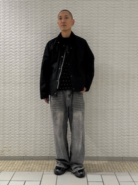 「アーバンリサーチドアーズ」｜江口尊将さん（メンズ・174cm）の冬コーディネート