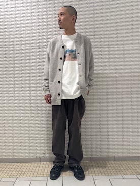 「アーバンリサーチ」｜江口尊将さん（メンズ・174cm）の秋コーディネート