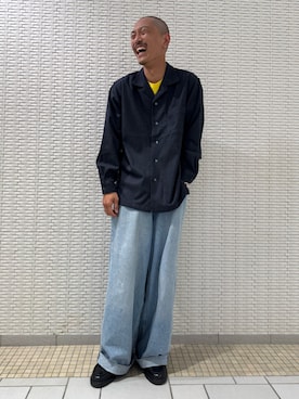 「イチ推しジャケットスタイル」｜江口尊将さん（メンズ・174cm）の秋コーディネート