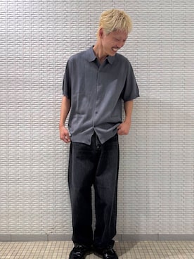 「アーバンリサーチドアーズ」｜江口尊将さん（メンズ・174cm）の夏コーディネート