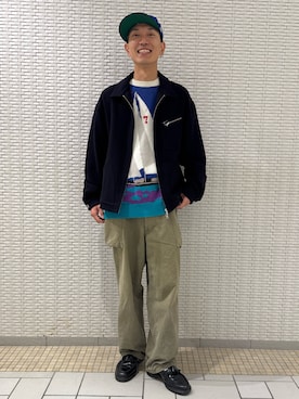 江口尊将さん（メンズ・174cm）の冬コーディネート