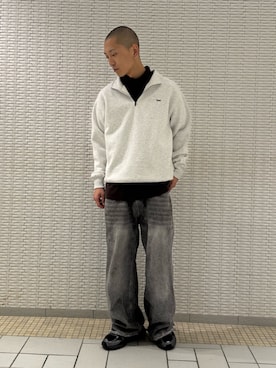 「アーバンリサーチドアーズ」｜江口尊将さん（メンズ・174cm）の冬コーディネート