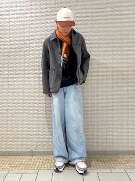 「アーバンリサーチドアーズ」｜江口尊将さん（メンズ・174cm）の冬コーディネート