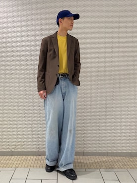 江口尊将さん（メンズ・174cm）の冬コーディネート