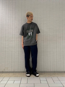 「URBAN RESEARCH DOORS（アーバンリサーチドアーズ）のアイテム」を使った、江口尊将さん（メンズ・174cm）の春コーディネート