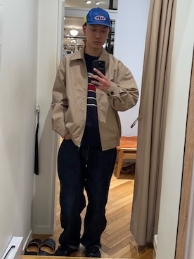 江口尊将さん（メンズ・174cm）の冬コーディネート