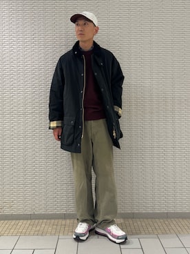 「ur_welcomeありがとうに会いに行く。」｜江口尊将さん（メンズ・174cm）の冬コーディネート