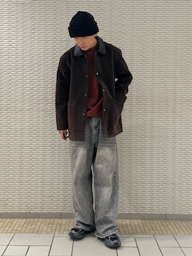 「アーバンリサーチドアーズ」｜江口尊将さん（メンズ・174cm）の冬コーディネート