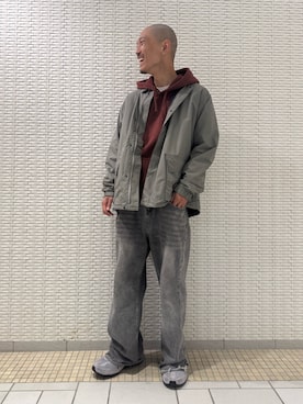 「アーバンリサーチドアーズ」｜江口尊将さん（メンズ・174cm）の秋コーディネート