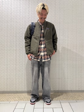 「アーバンリサーチドアーズ」｜江口尊将さん（メンズ・174cm）の秋コーディネート