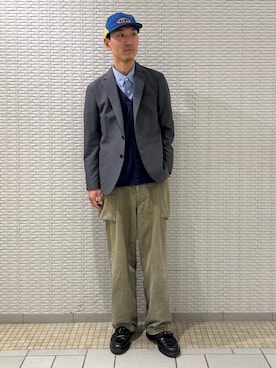 江口尊将さん（メンズ・174cm）の春コーディネート