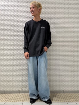 「アウトドアミックス」｜江口尊将さん（メンズ・174cm）の夏コーディネート