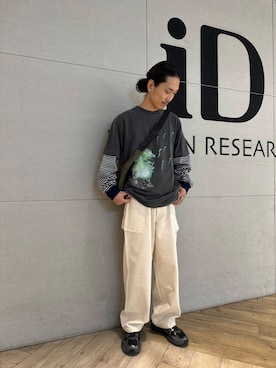 「アーバンリサーチ」｜江口尊将さん（メンズ・174cm）の秋コーディネート