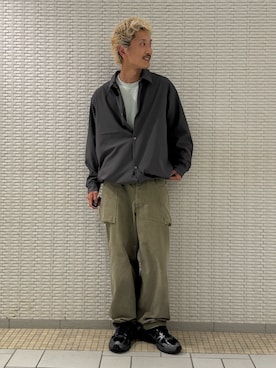 江口尊将さん（メンズ・174cm）の秋コーディネート