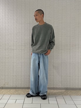 「アーバンリサーチドアーズ」｜江口尊将さん（メンズ・174cm）の秋コーディネート